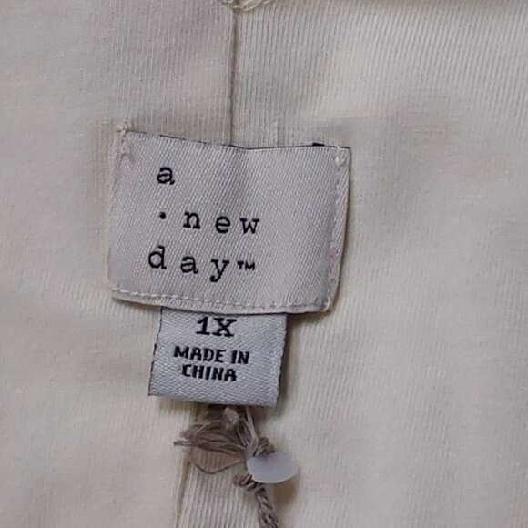 Women's Puckered Knit Dress | A New Day | 1X - Picture 5 of 9